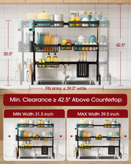 Sakugi middle tier displaying plates to save countertop space