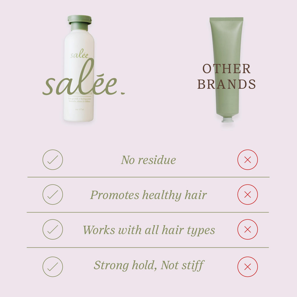 SALEE cream texture close-up displaying smooth consistency for even application and no greasiness