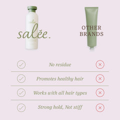 SALEE cream texture close-up displaying smooth consistency for even application and no greasiness