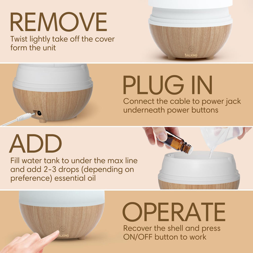 SALKING diffuser packaging and contents showing two units and included accessories