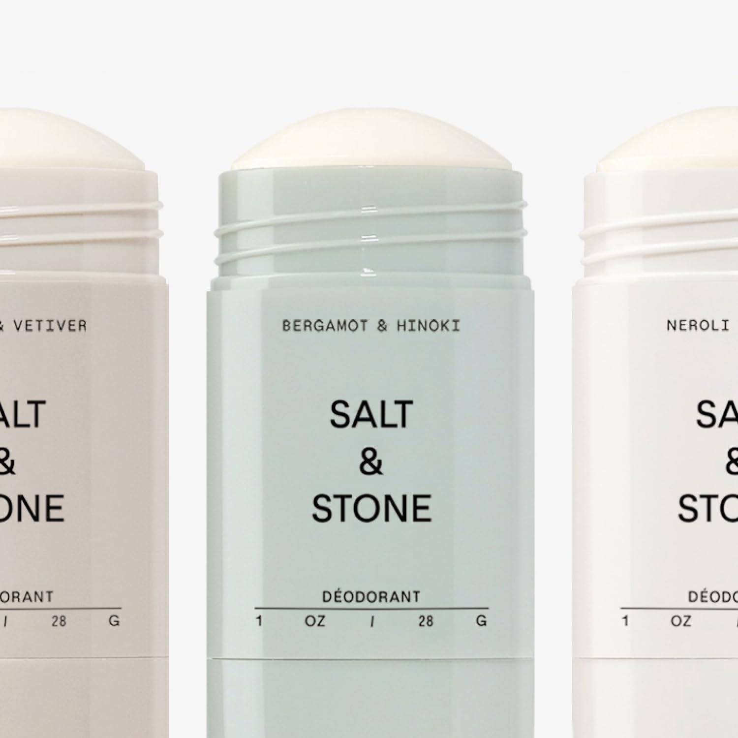 Salt & Stone stick next to gym bag conveying post-workout freshness