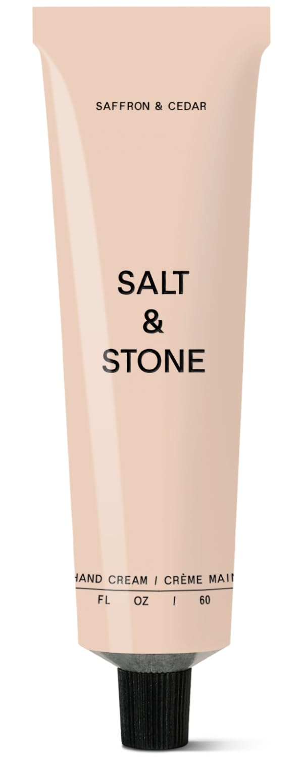 Salt & Stone front packaging showing 2 fl oz tube and scent branding for travel convenience
