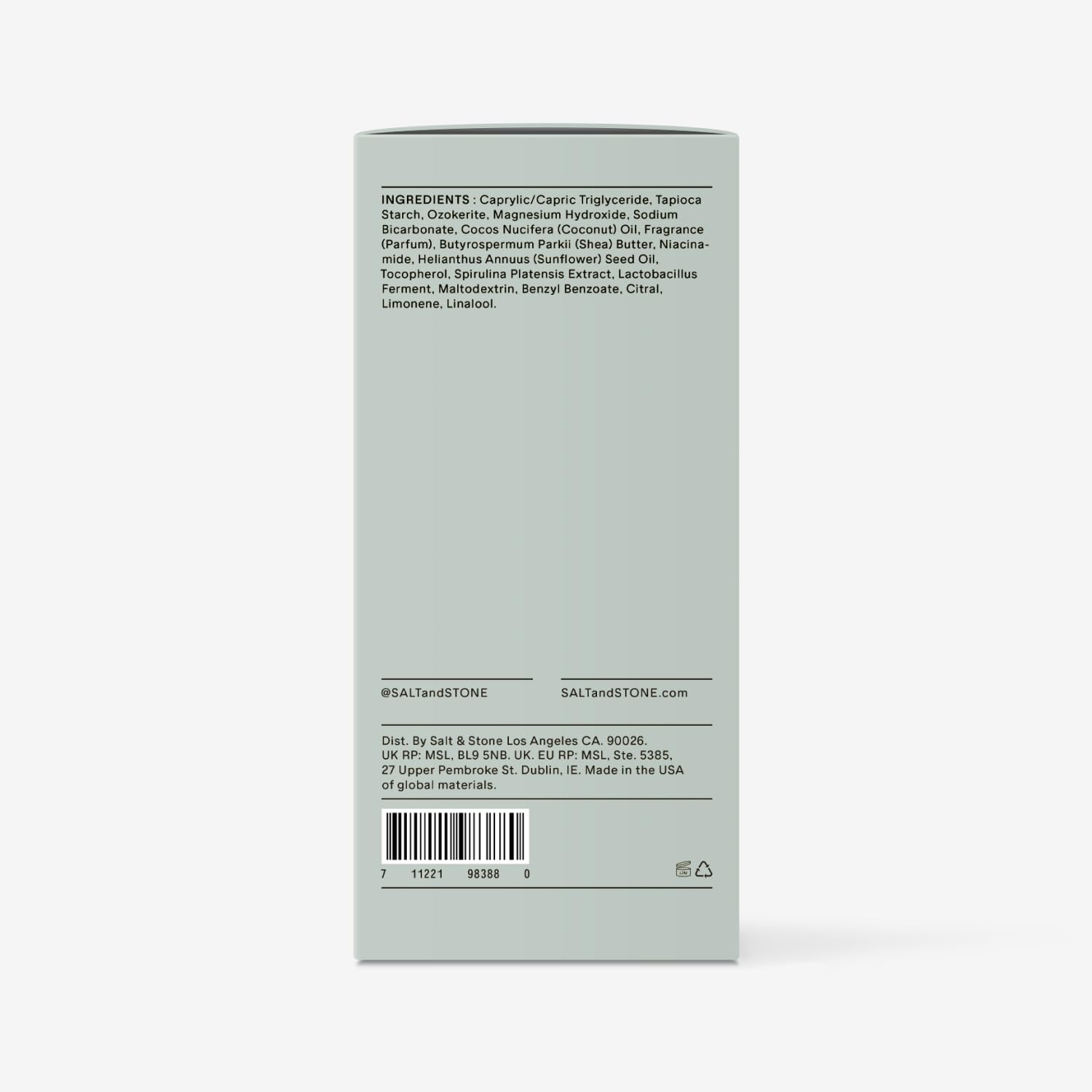 Salt & Stone applied before exercise showing long-lasting protection benefit