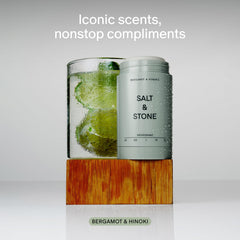 Salt & Stone clear-glide texture close-up showing smooth, non-staining benefit