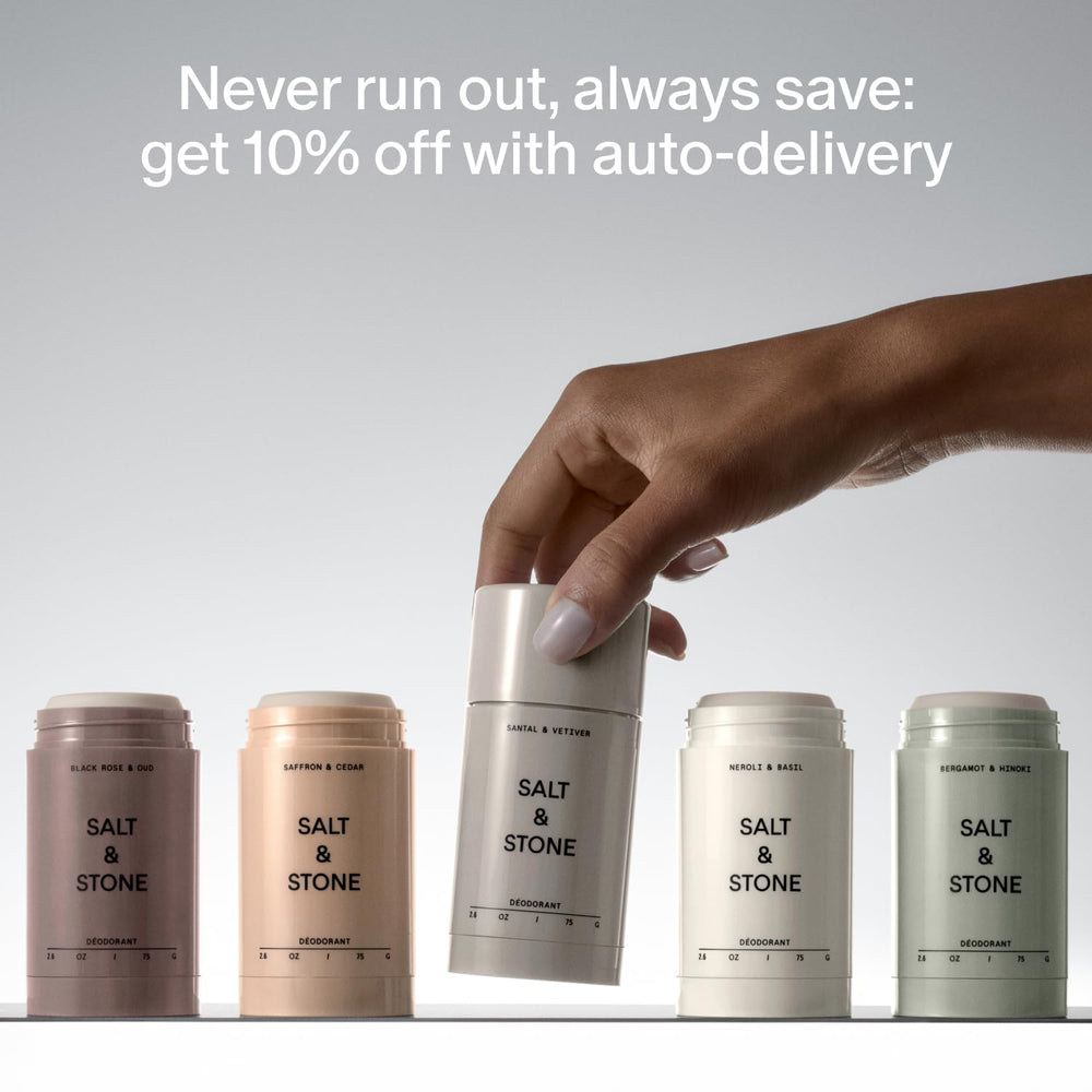 Salt & Stone being unboxed with recyclable packaging showing sustainability benefit