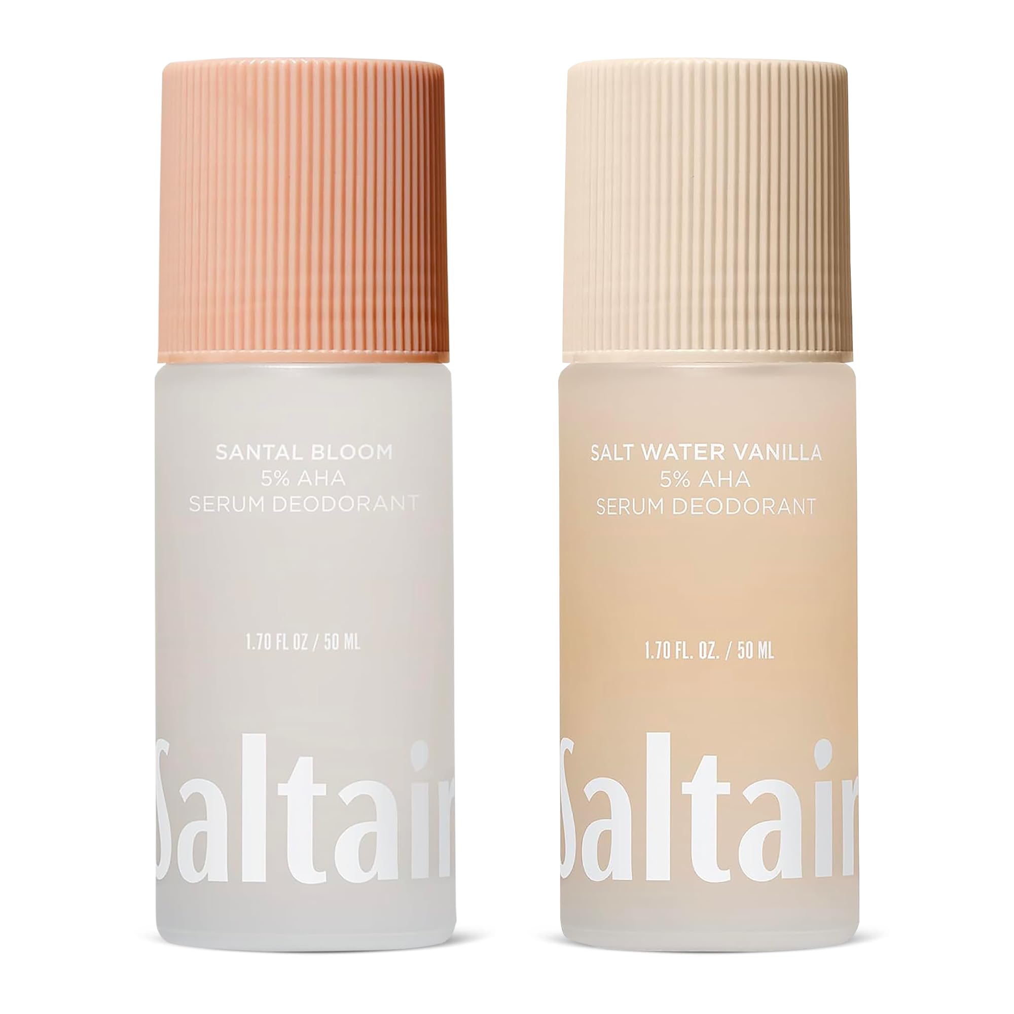 Saltair two-pack front packaging showing scents and benefits