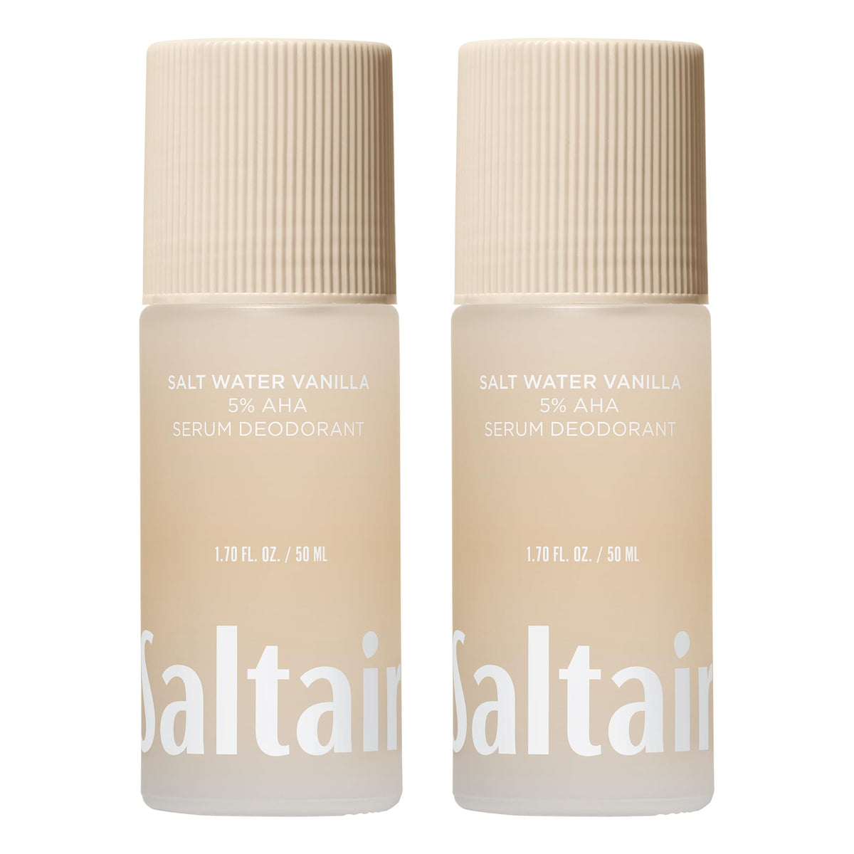 Saltair roll-on front packaging showing bottle and label, quick identification benefit