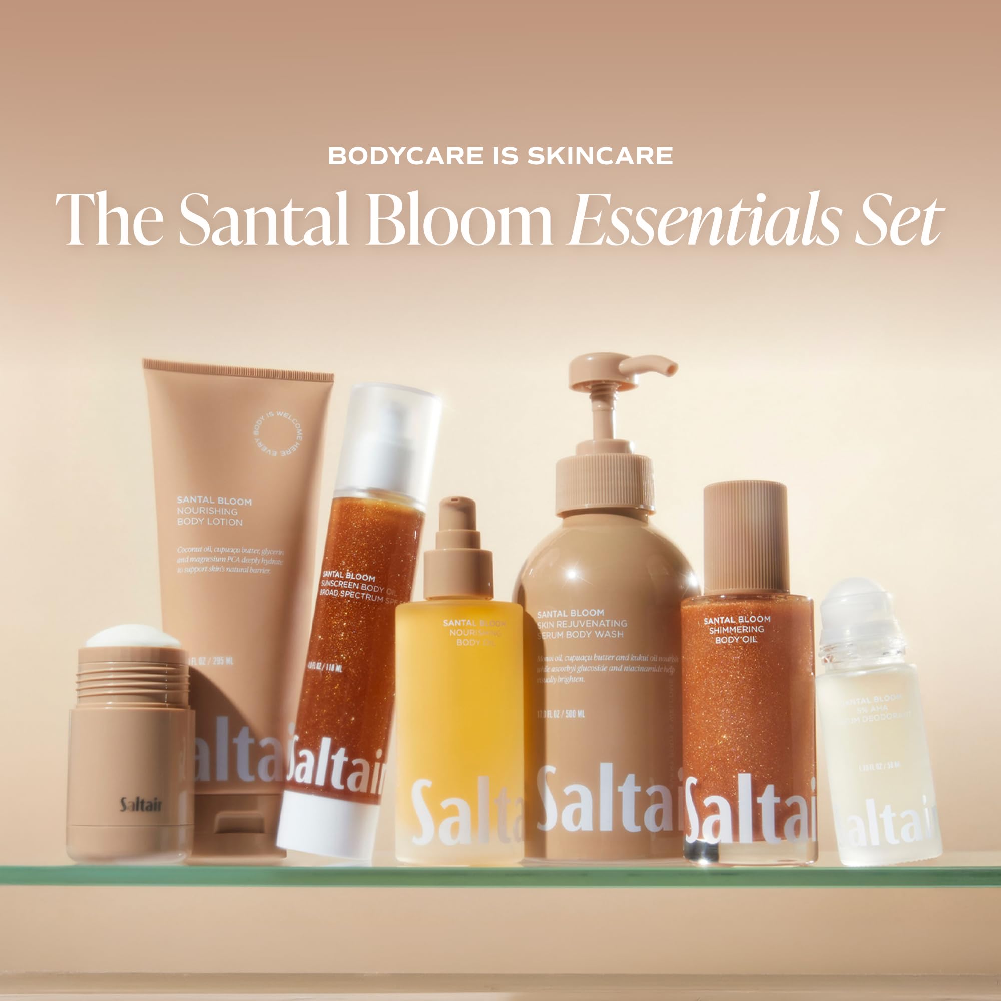 Saltair Santal Bloom oil texture closeup showing lightweight, non-greasy sheen
