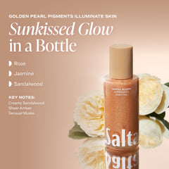 Saltair Santal Bloom pump detail delivering controlled, mess-free application benefit