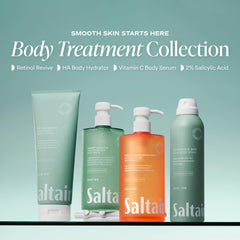 Saltair serum on forearm showing smooth skin and hydration benefit