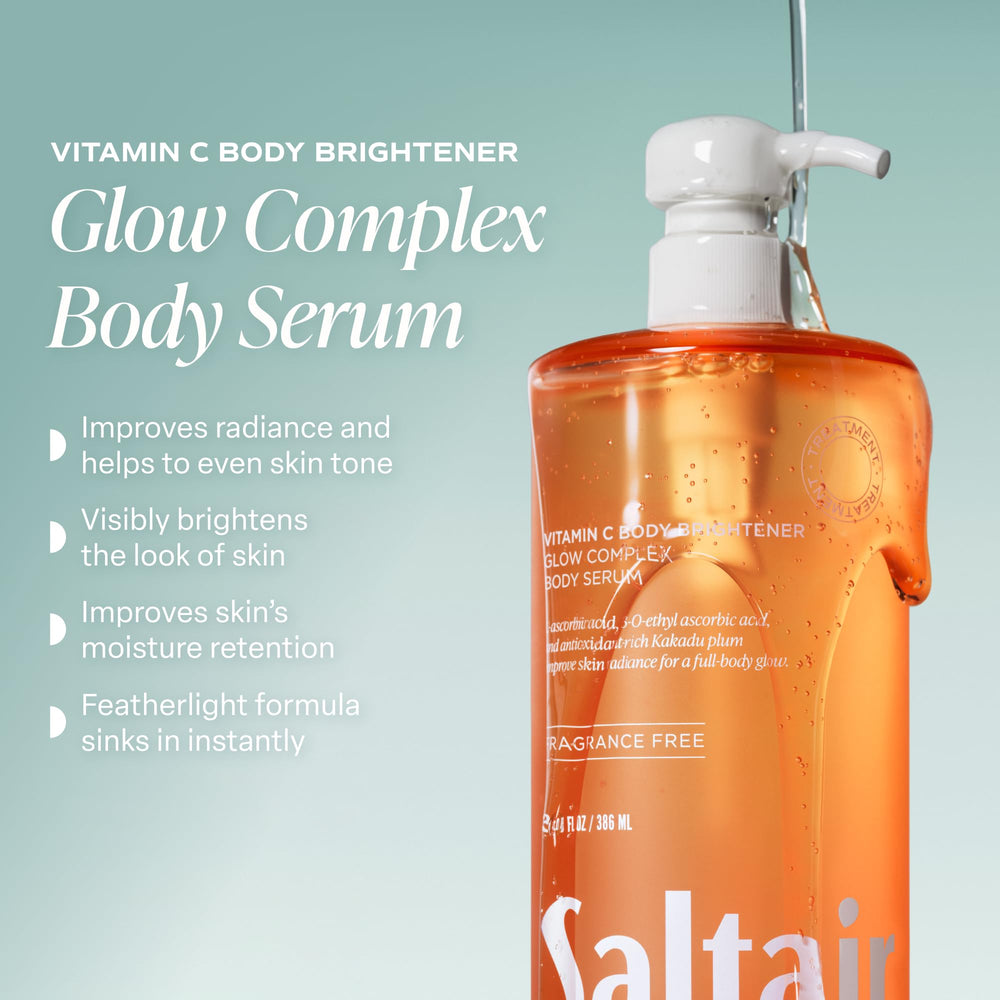 Saltair bottle next to hand for size reference and travel-ready benefit