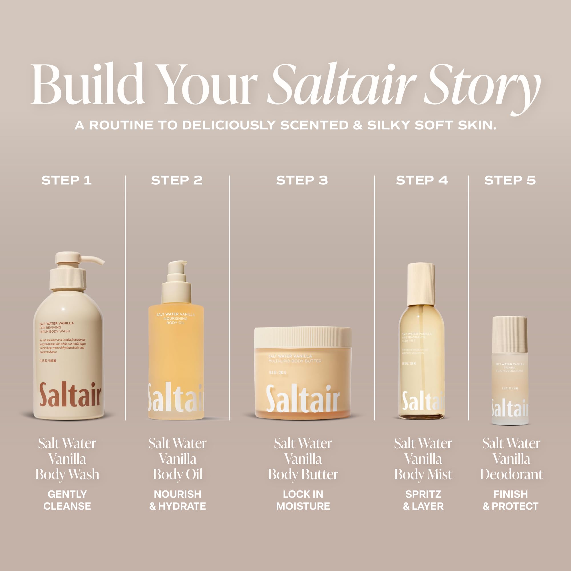 Saltair bottle in hand for size comparison and travel-friendly convenience