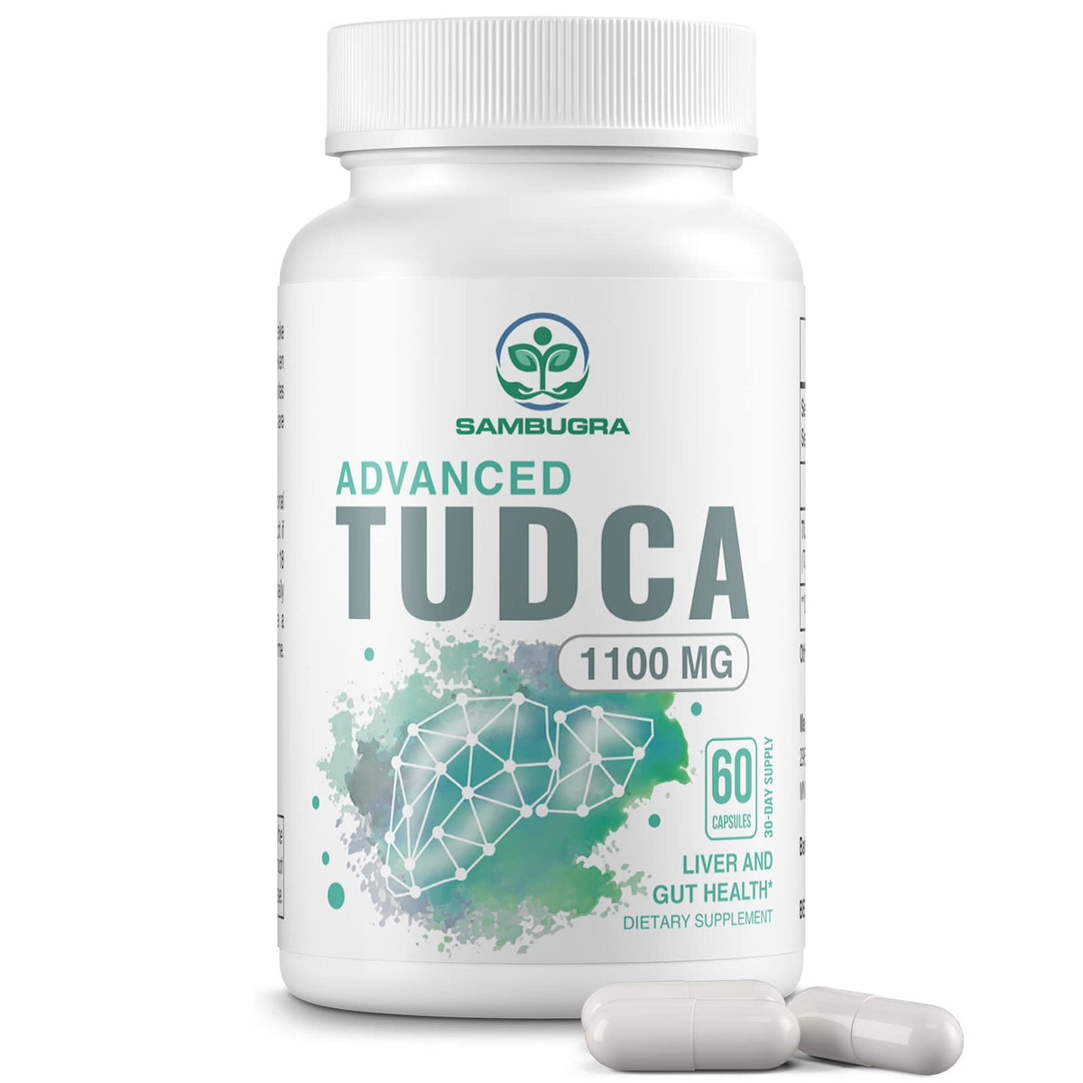 Sambugra bottle front packaging showing product name and strength benefit