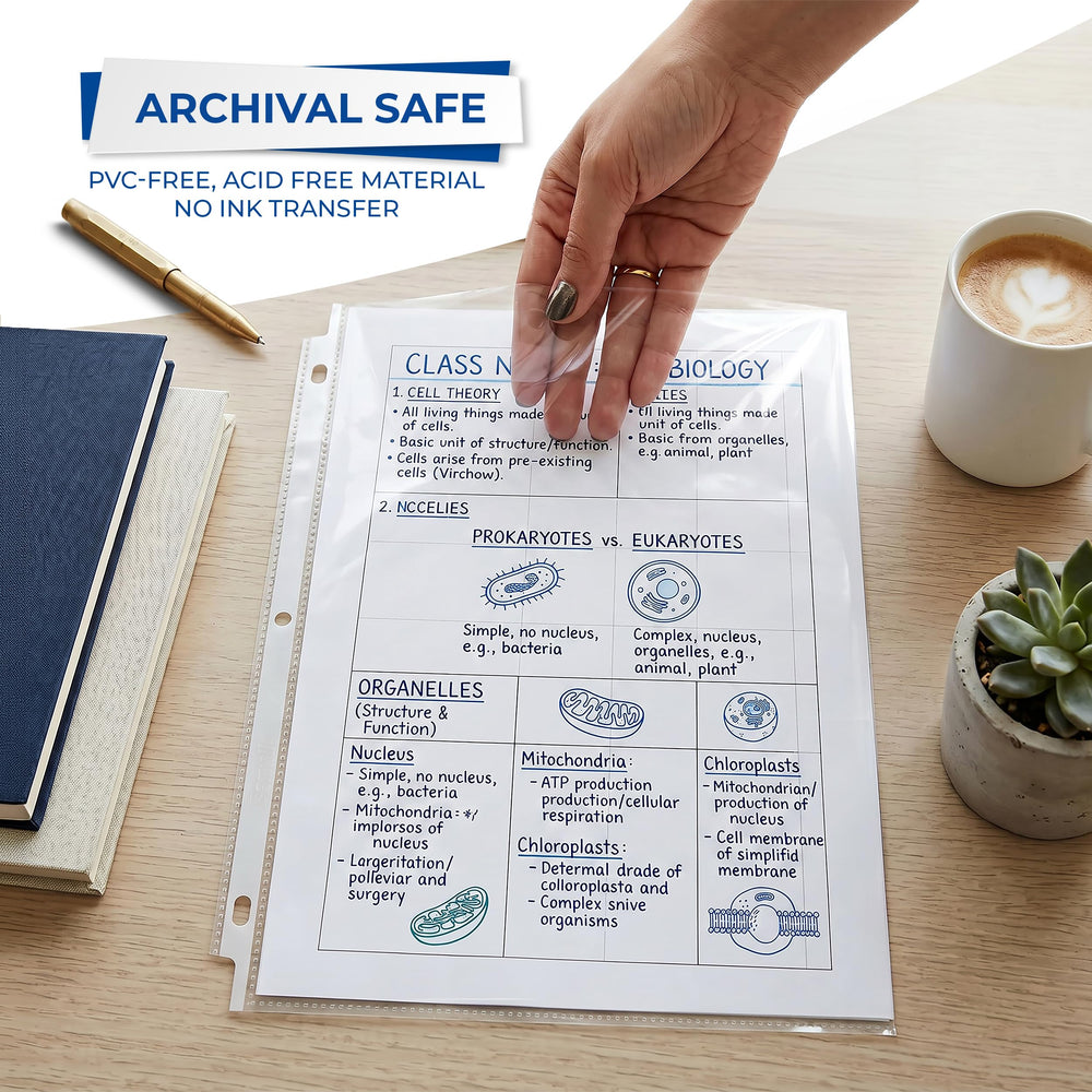Samsill used in classroom binder for teachers organizing lesson materials