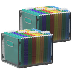 samstar front view file box showing letter-size capacity and easy access