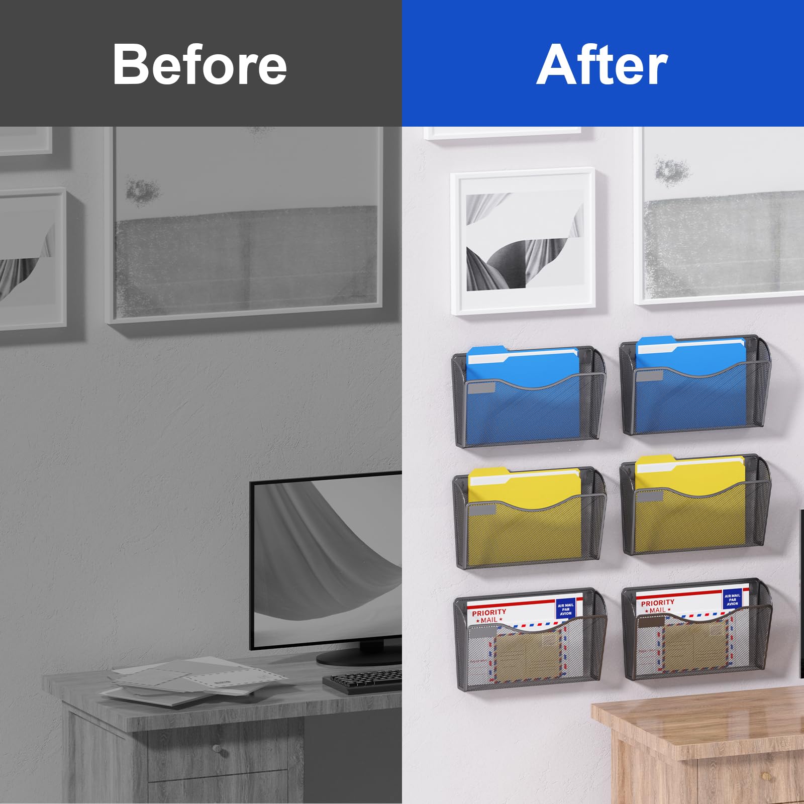 samstar included screws and anchors for sturdy wall installation benefit