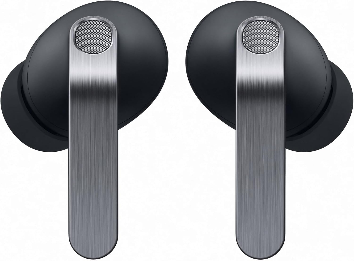 Samsung Galaxy Buds 4 Pro front view showing case and earbuds, highlighting portable charging