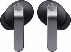 Samsung Galaxy Buds 4 Pro front view showing case and earbuds, highlighting portable charging