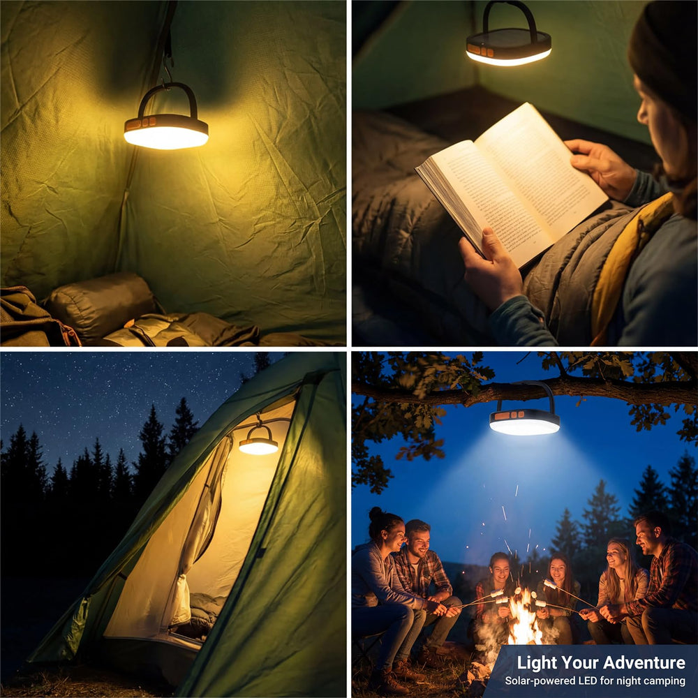 SAMUUN lantern beam lighting a campsite demonstrating wide-area visibility