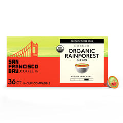 SAN FRANCISCO BAY front packaging showing 36 ct and benefits