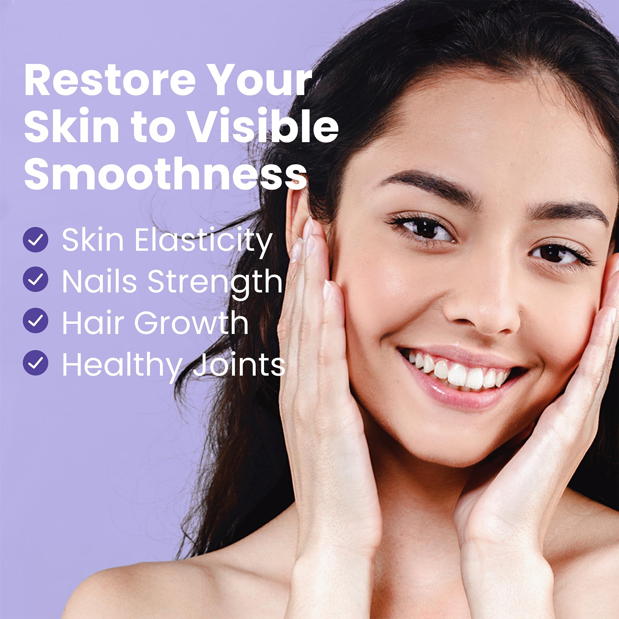 Sanar Naturals ingredients display highlighting collagen, vitamin C and rose hips