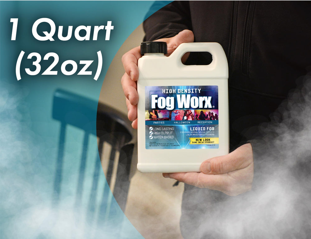 Sanco Industries FogWorx producing dense fog in use for dramatic lighting enhancement