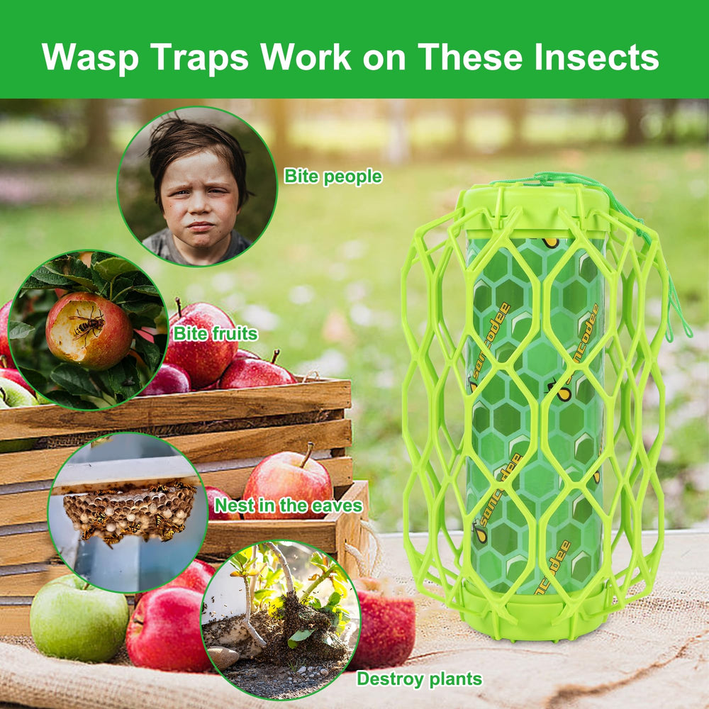Sancodee four traps stacked in pack illustrating kit contents and ready-to-deploy convenience