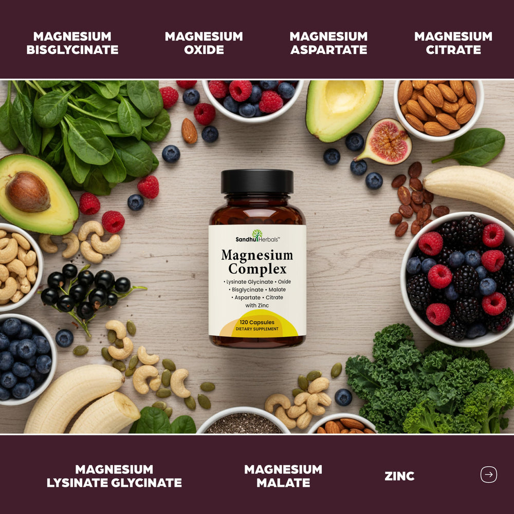 SANDHUHERBALS label close-up highlighting ingredient transparency