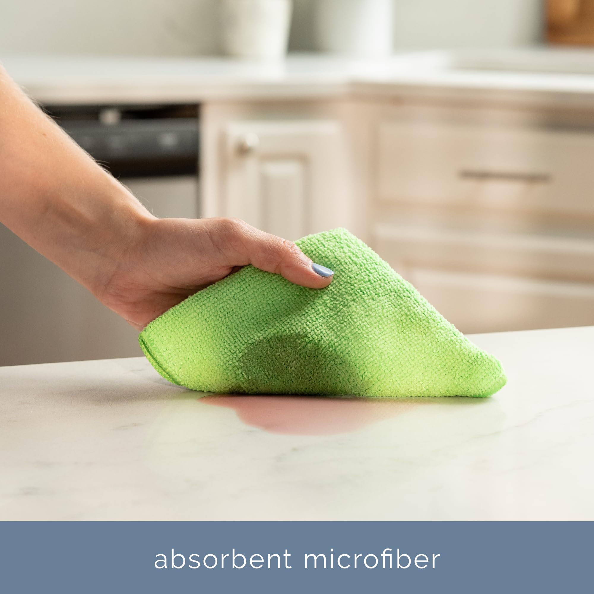 S&T INC. close-up of microfiber weave highlighting soft, lint-free texture