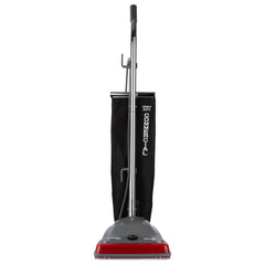 Sanitaire SC679K front view showing upright profile and portability benefit
