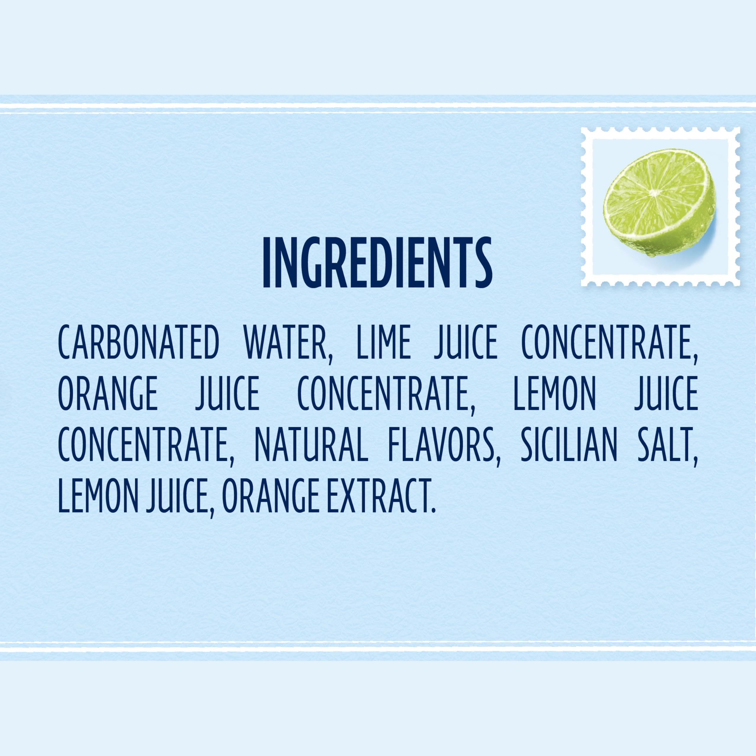 Sanpellegrino CIAO Lime 24-pack stacked to show bulk convenience for gatherings