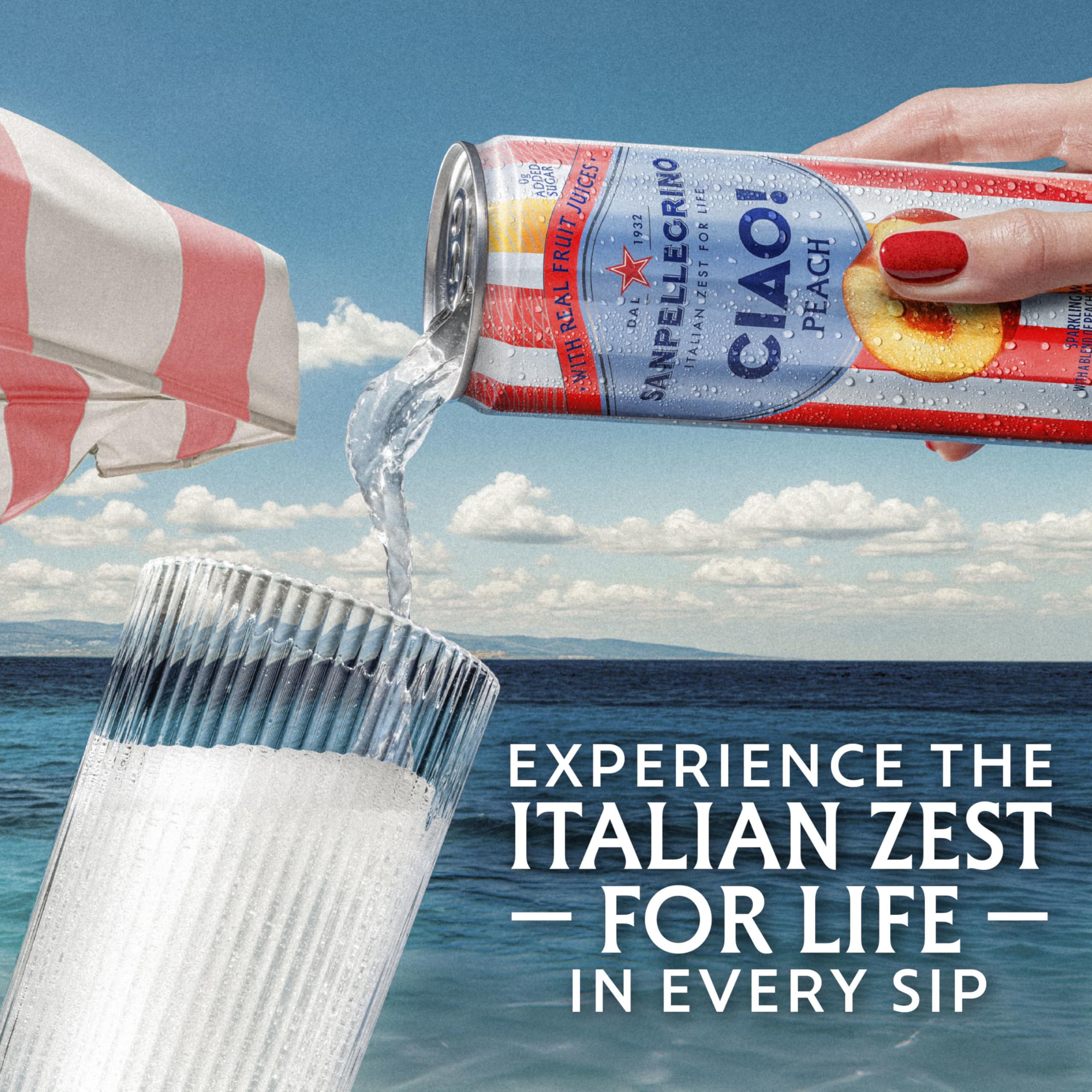 San Pellegrino close-up carbonation bubbles showing texture and crisp mouthfeel