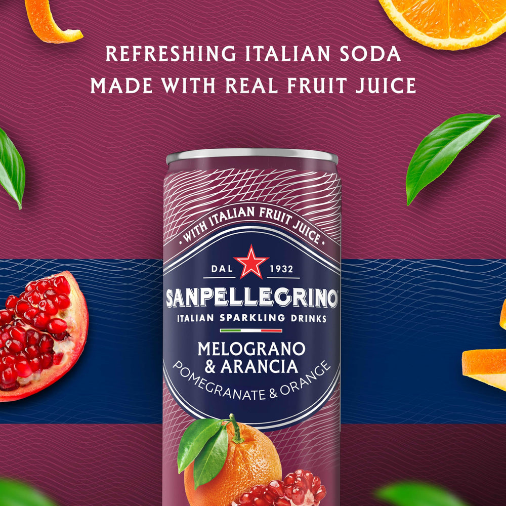 Sanpellegrino being poured into a glass showing clarity and refreshing fizz for serving idea