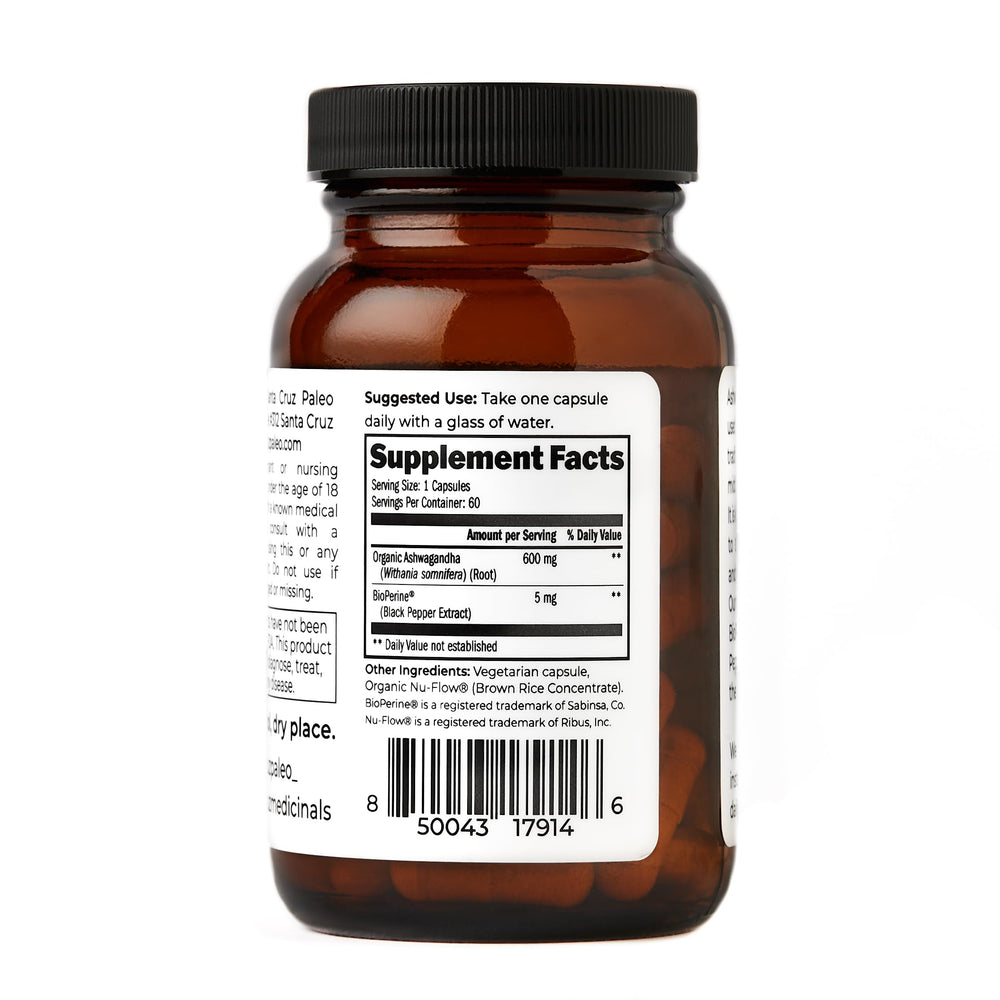 Santa Cruz Paleo bottle on a morning counter to suggest daily routine support