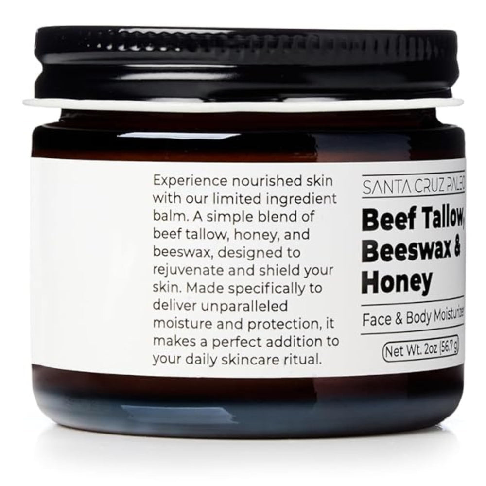 Santa Cruz Paleo beeswax and honey arrangement emphasizing breathable barrier benefit