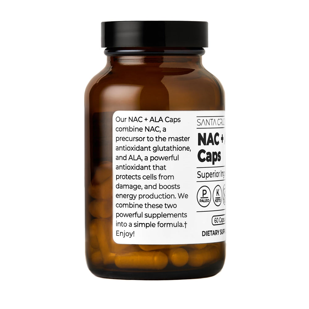 Santa Cruz Paleo label ingredients view showing transparent formula benefit