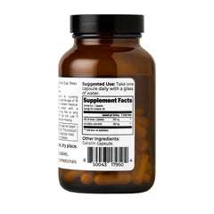 Santa Cruz Paleo open bottle with capsules showing one-month supply benefit
