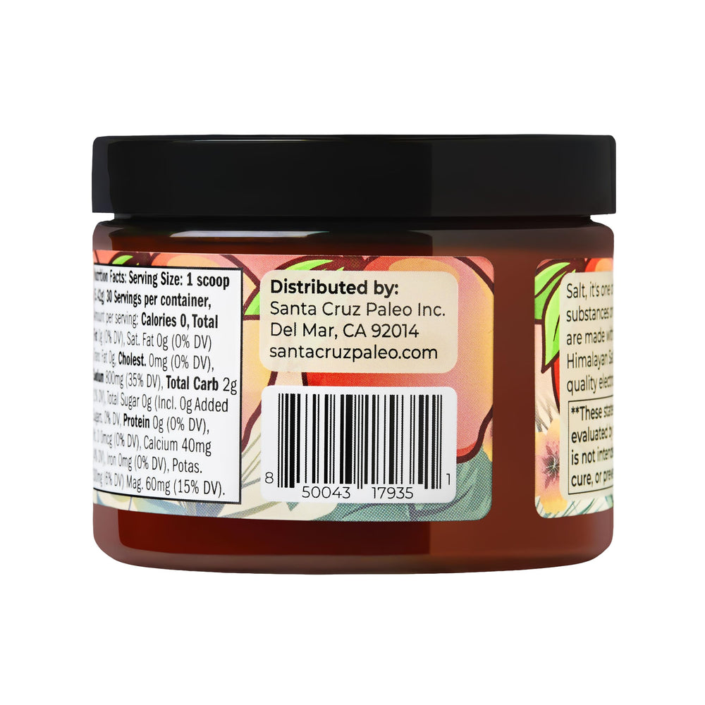 Santa Cruz Paleo salts and minerals spread to highlight Himalayan and sea salt