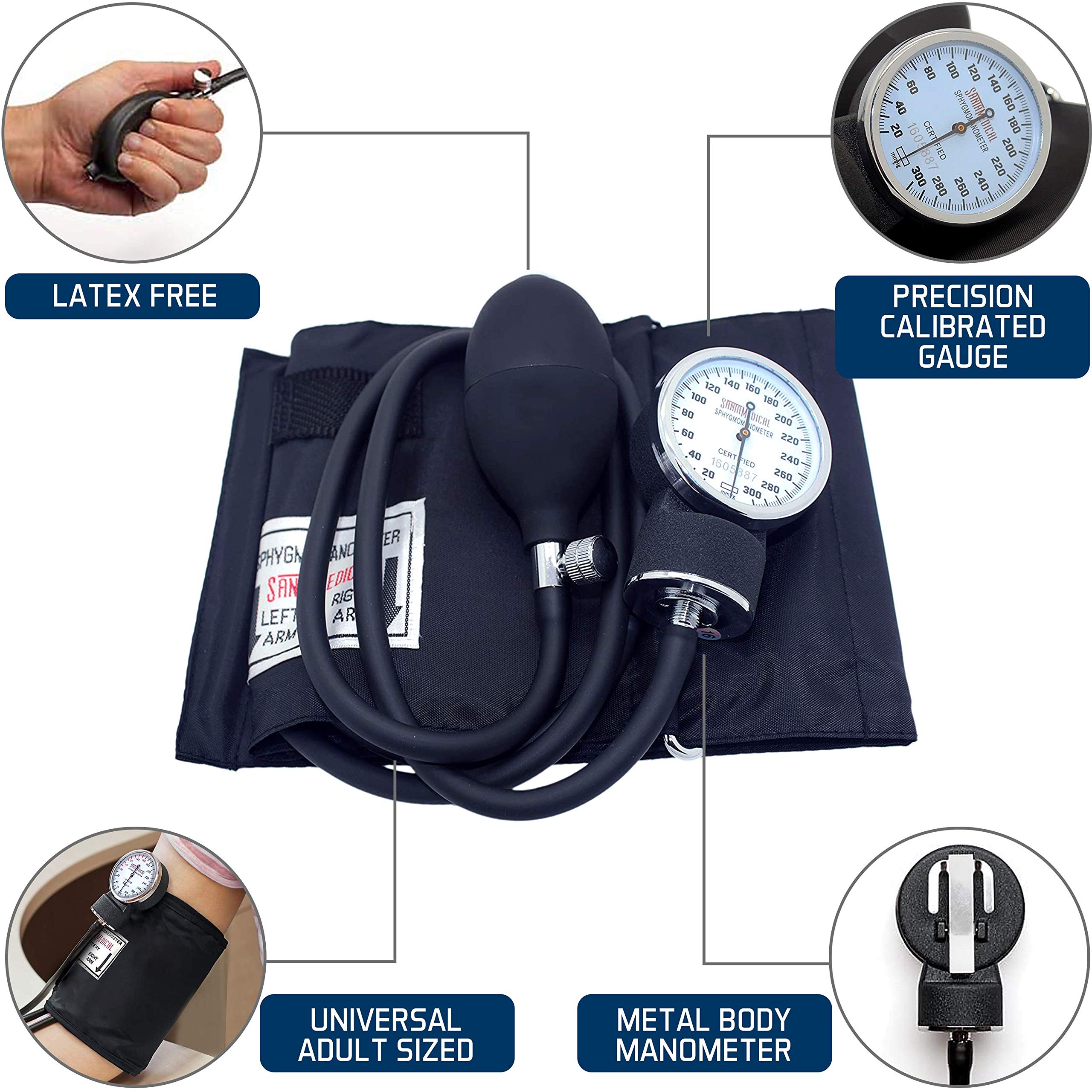 Santamedical valve closeup highlighting precise air-release for accurate deflation