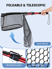 SARDVISA close-up of rubber-coated mesh protecting fish and reducing tangles