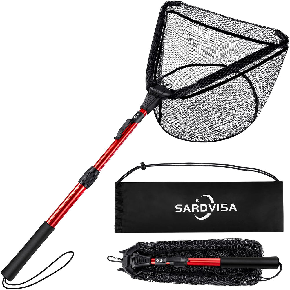 SARDVISA front view of folded net showing compact portability and quick deployment