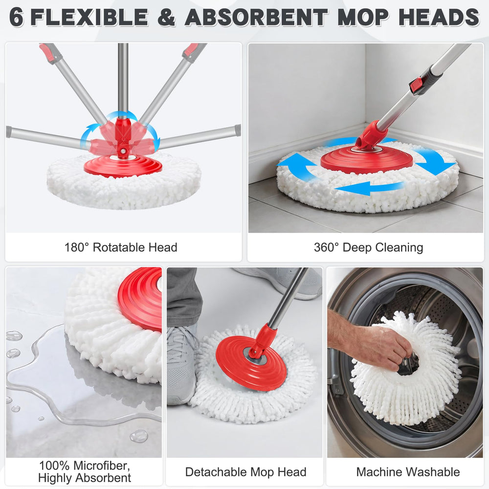 Sarkunpio mop in use under sofa demonstrating 360° swivel reach for cleaning tight spaces