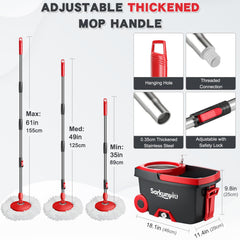 Sarkunpio stainless steel wringer detail highlighting durable construction and reliability