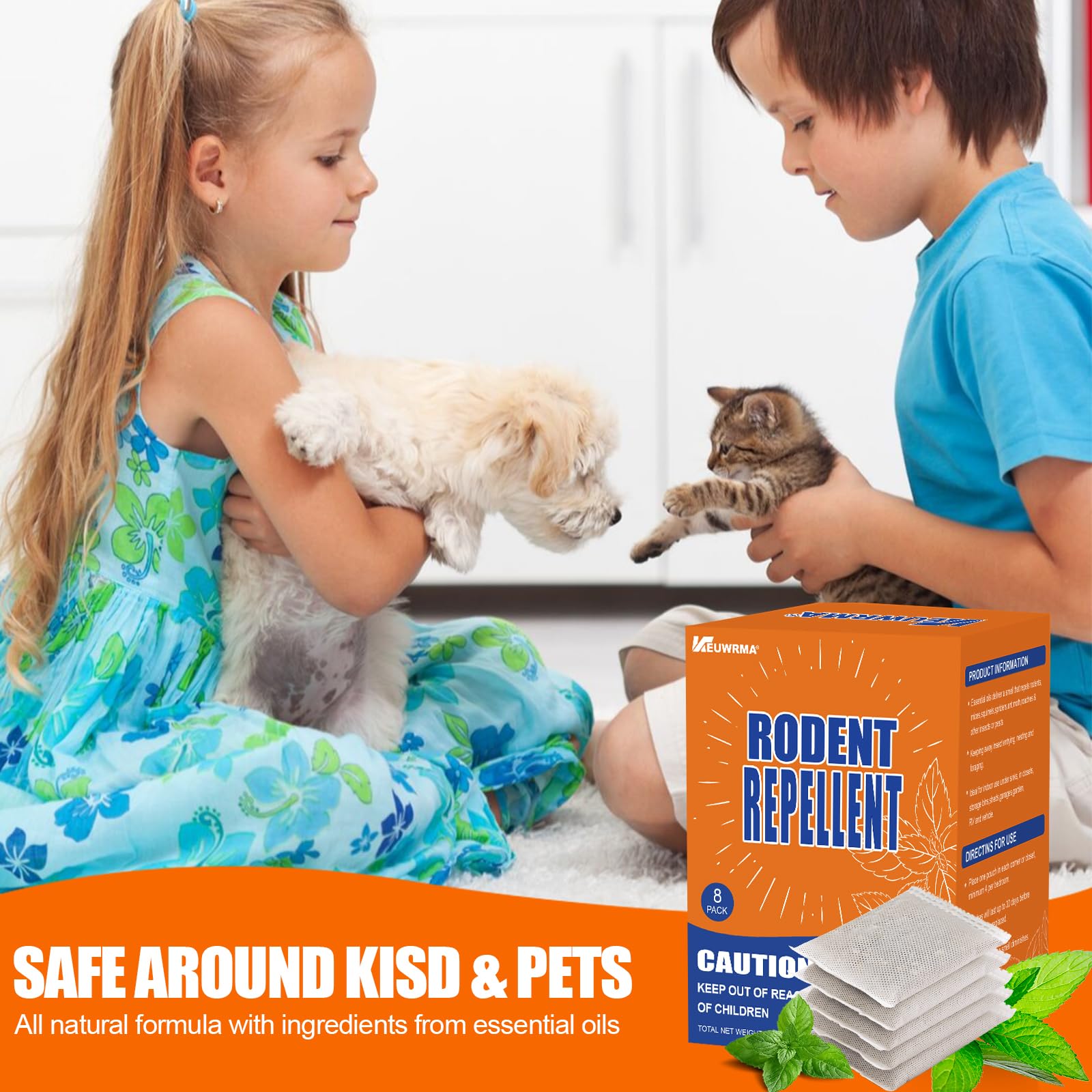 SAUPUSE pouches on shed shelf preventing rodent nests