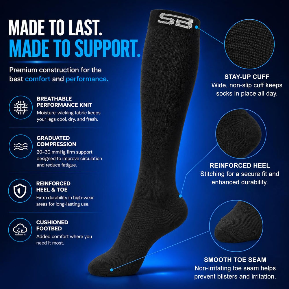 SB SOX inside a shoe demonstrating slipper fit and foot protection during activity