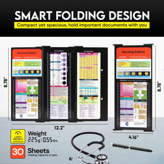 SC Printing World folded clipboard closed to protect documents and fit into backpacks