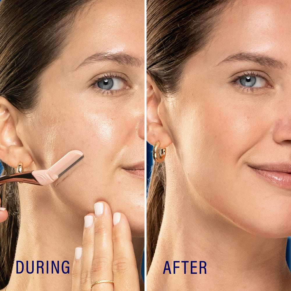 Schick Hydro Silk exfoliating edge detail illustrating gentle exfoliation