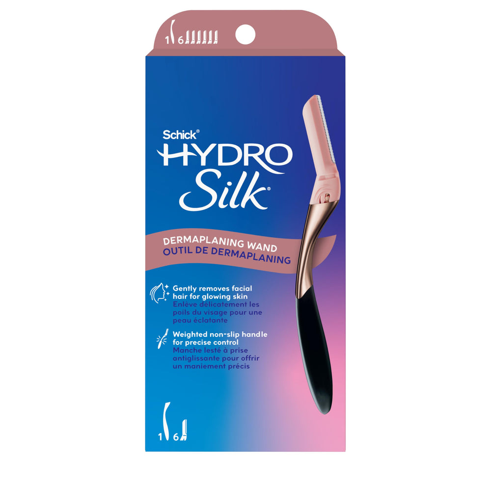 Schick Hydro Silk front packaging showing the kit and benefits