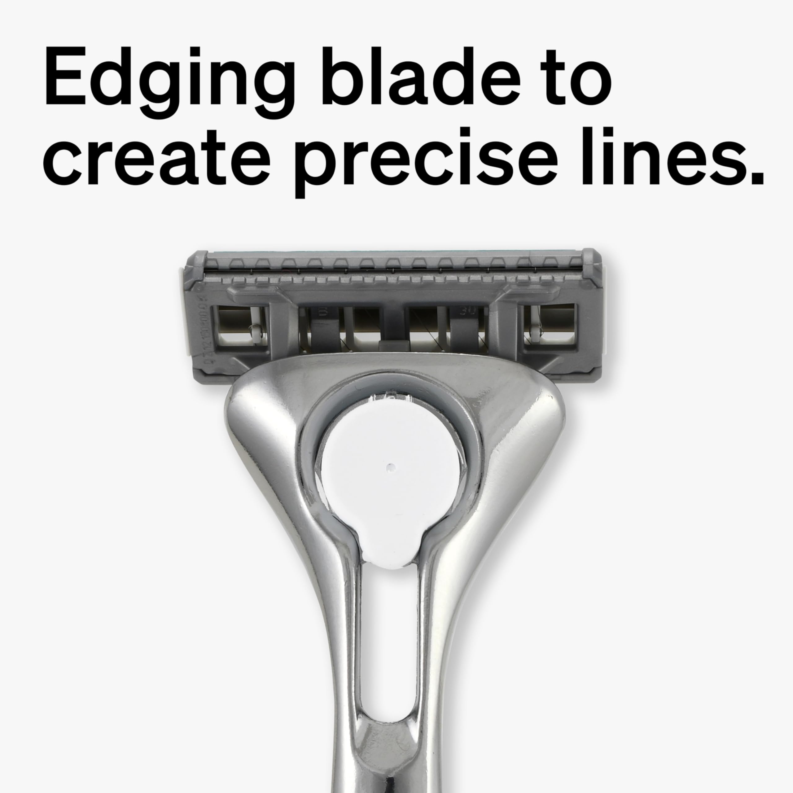 Schick Quattro Titanium handle fitted with cartridge for easy replacement