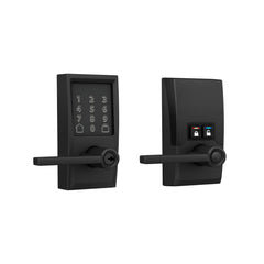 Schlage Encode front view showing Century trim and secure keyless benefit
